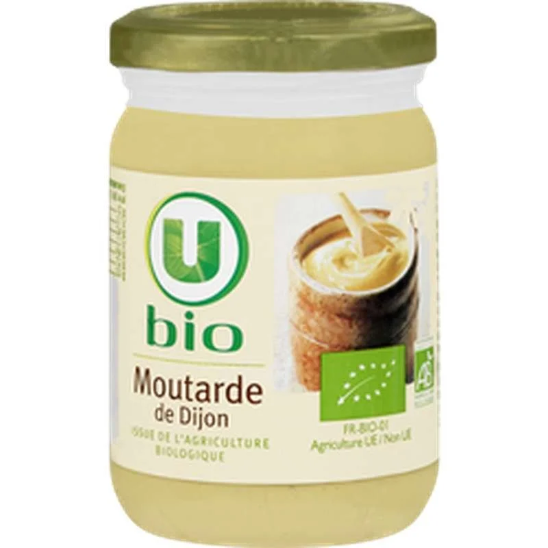 Moutarde de Dijon bio U - 200 g