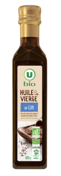 U BIO Huile de lin bouteille de 250ml