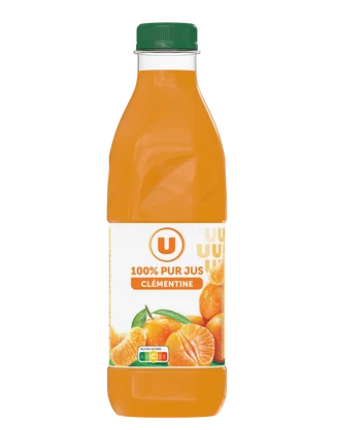 U Pur jus de clémentine 1l