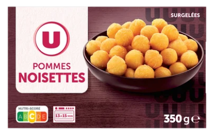 U Pommes de terre noisettes 350g