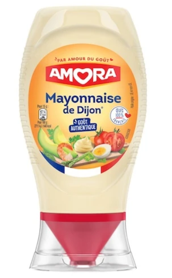 Mayonnaise de dijon AMORA - flacon souple 235g