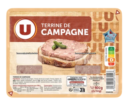 U Terrine de Campagne - 2x50g