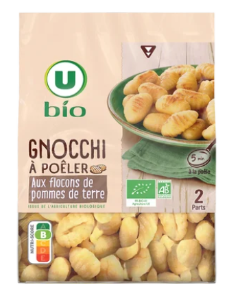 U BIO Gnocchi à poêler - 300g
