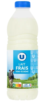 Lait demi écrémé Frais - 1L