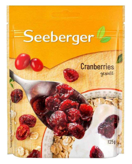 Cranberries séchées SEEBERGER - 125g