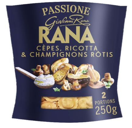 Pâtes Fraiches Girasoli Cèpes champignons rôtis et Ricotta RANA - le paquet de 250g