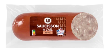 U Saucisson à l'ail fumé - 300g