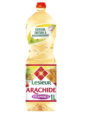 Huile d'arachide LESIEUR, Bouteille 1L