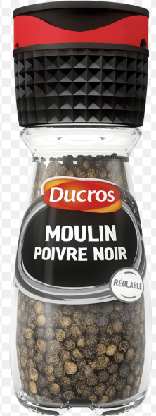 Moulin poivre noir DUCROS - 35g