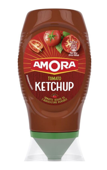 Ketchup AMORA, flacon souple de 280g