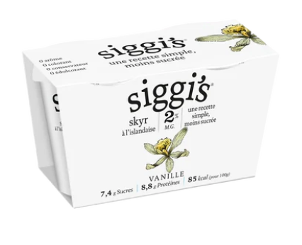 Skyr vanille 2% MG SIGGI'S - 2x140g