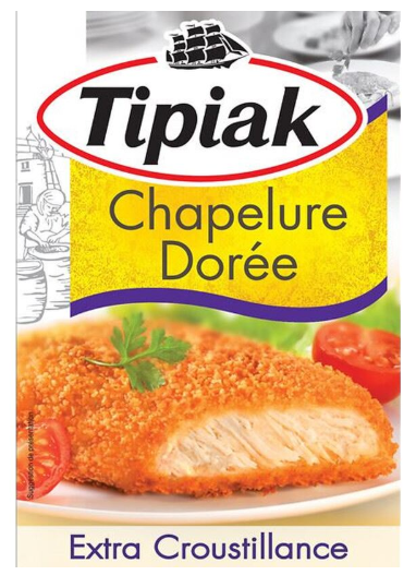 Chapelure dorée TIPIAK, 250g