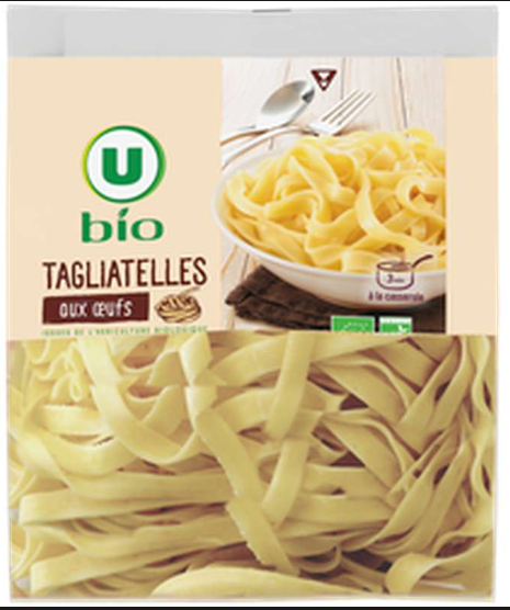 Tagliatelles aux oeufs BIO U - 250g