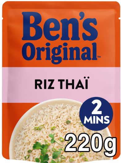 Riz Thaï original BEN'S prêt en 2 minutes - 220g