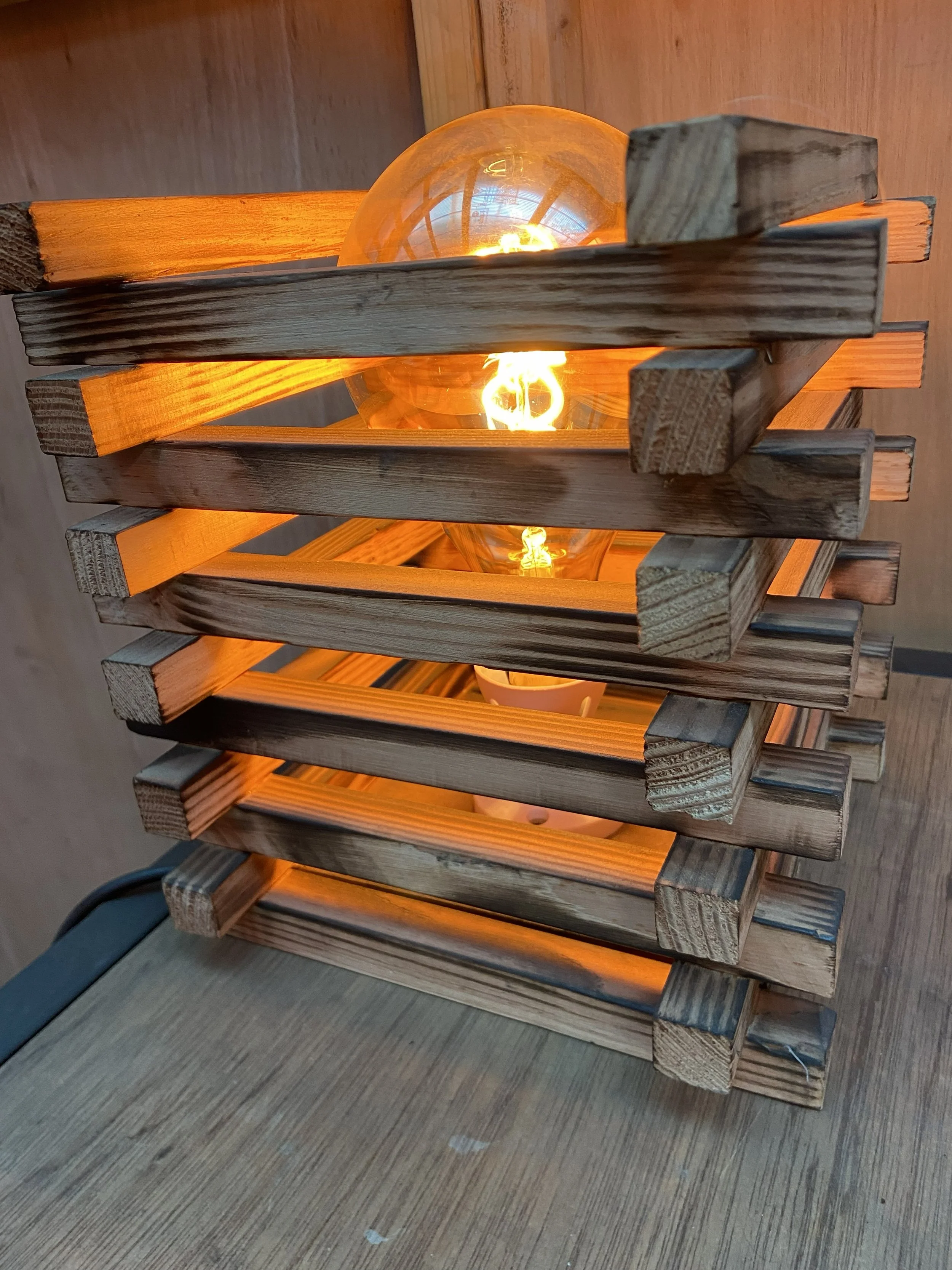 Eco-Friendly Wooden Table Lamp