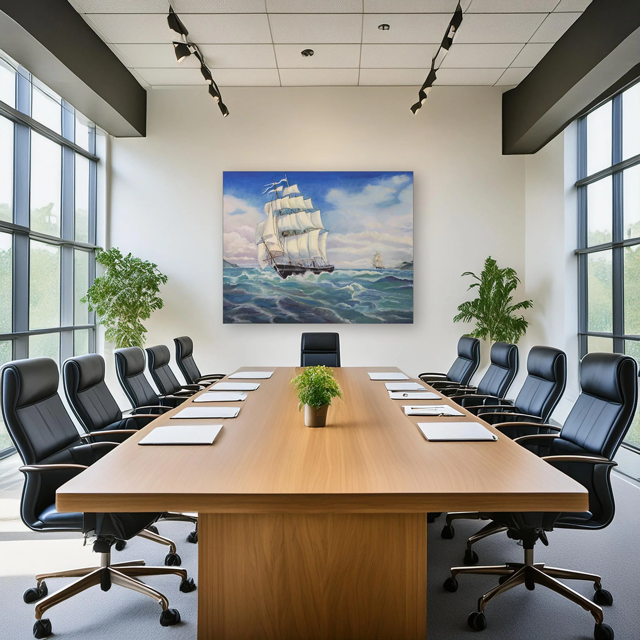 "Barkentine" by Martha Aucoin