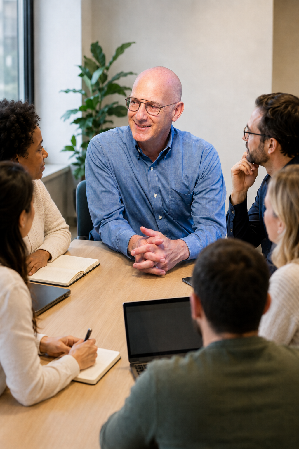 Philanthropy Fuel founder Dan Drucker conducting an in person workshop