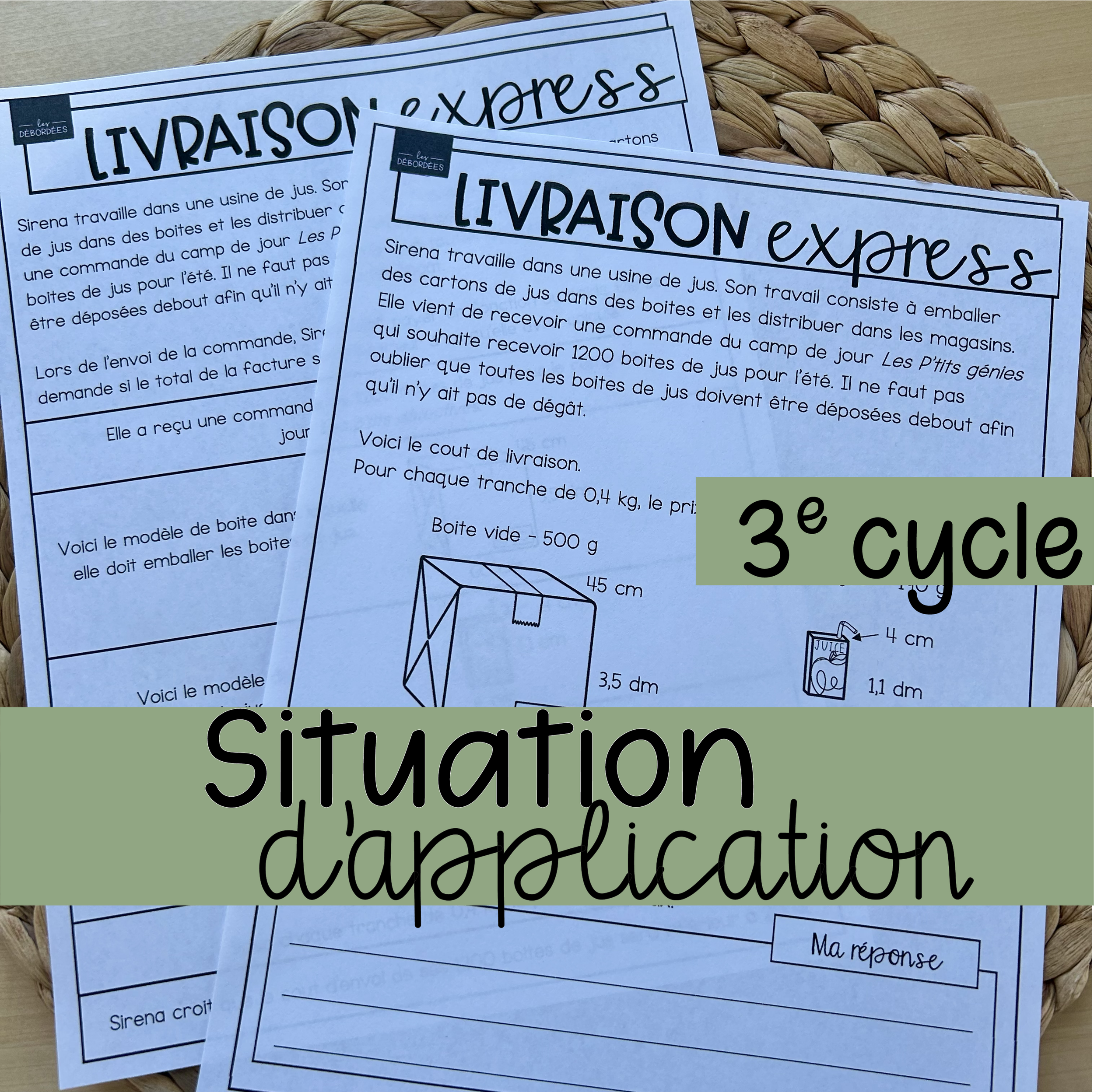 Situation d'application - Livraison express 5e
