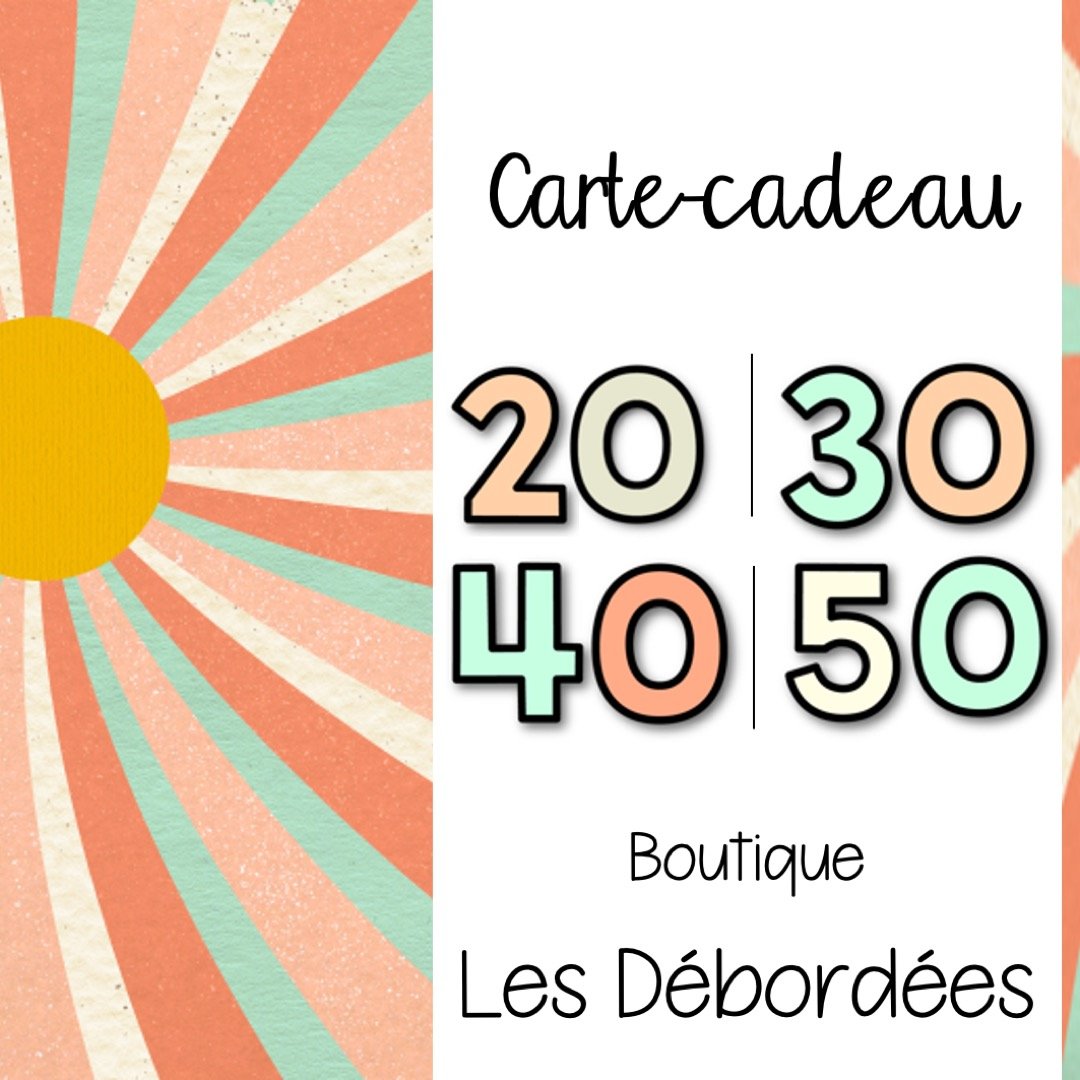 Carte-cadeau Les Débordées