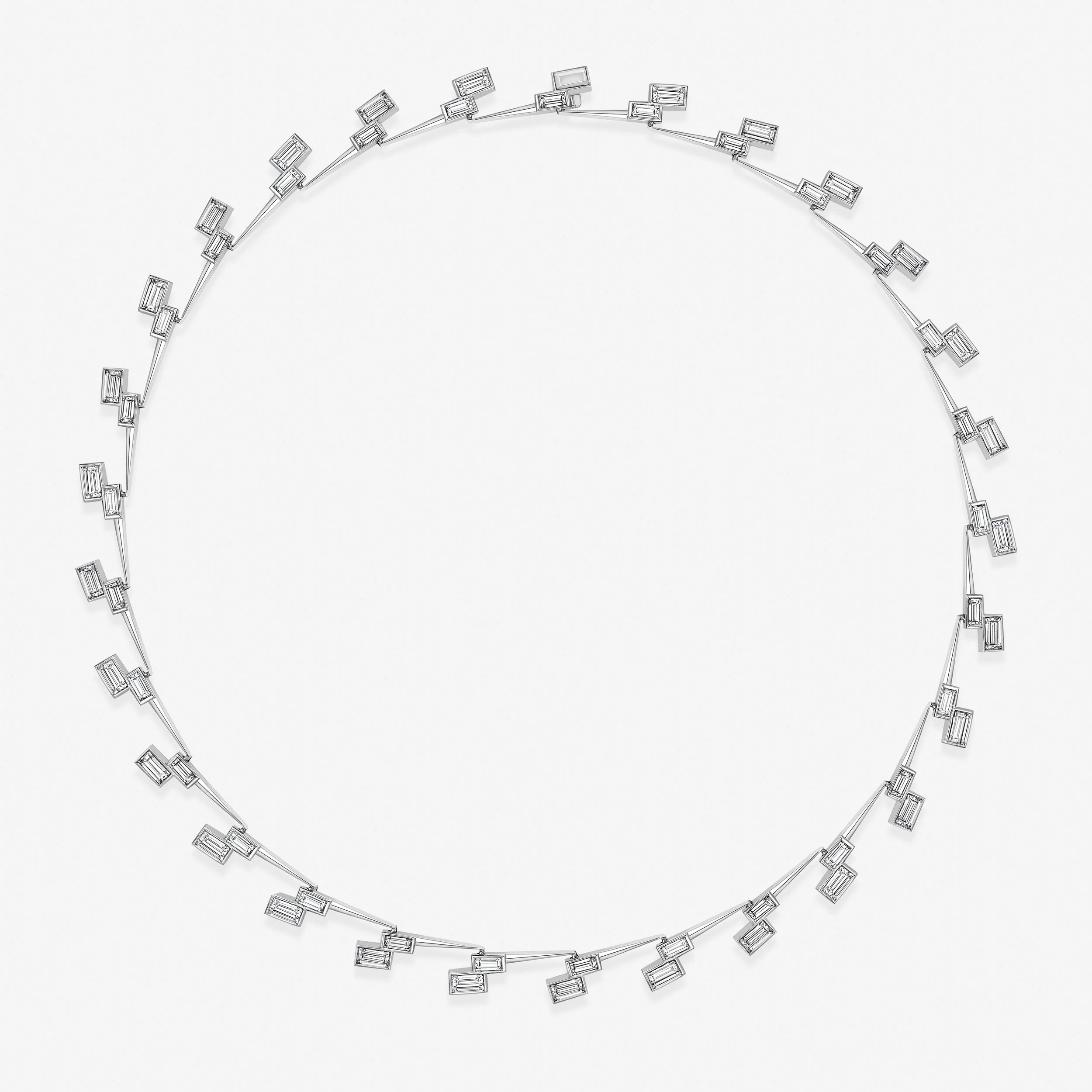 Liv Luttrell, Falling Water Necklace, Diamond Tennis Necklace