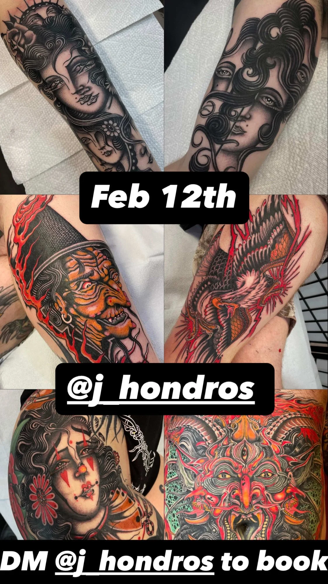 DM @J_HONDROS TO BOOK