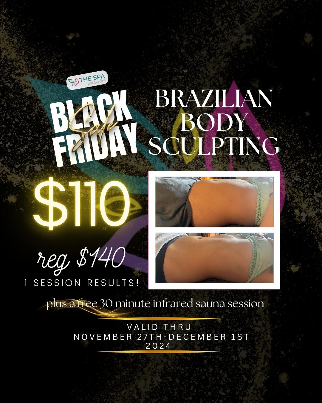 ⏳ **Only 4 Days Left!** ⏳ 

Don&rsquo;t wait to snag this Black Friday deal&mdash;our **Brazilian Body Sculpting Massage** is just **$110** (reg. $140)! 🌟 Lock in this amazing price before it&rsquo;s gone! 

This lymphatic drainage technique not onl