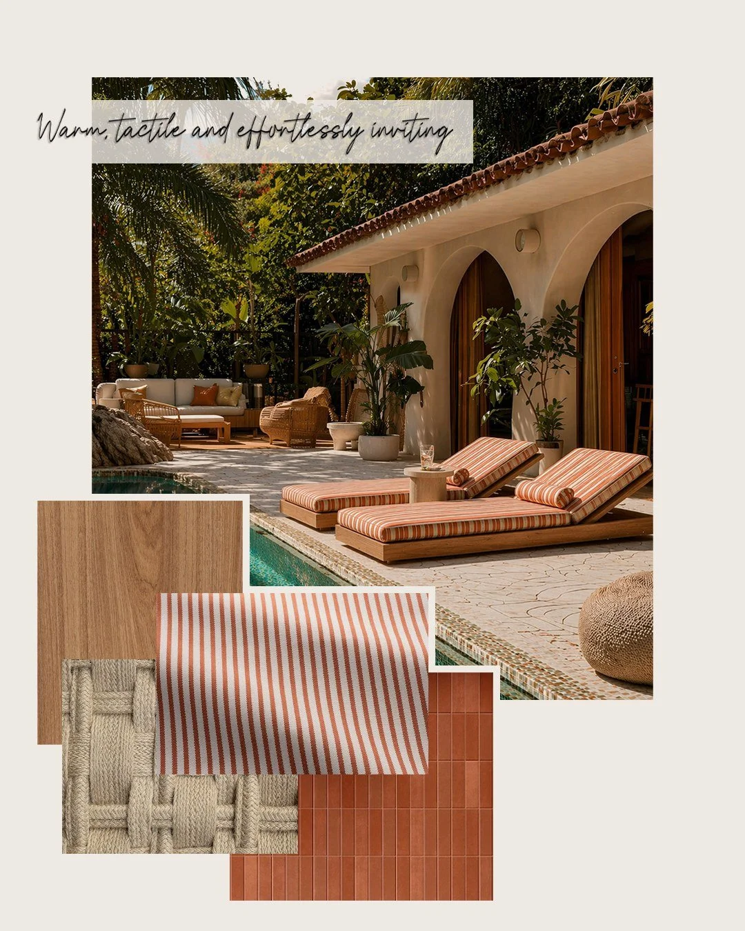 Summer is a feeling! ☀️ To us, it is the light catching the water, the quiet geometry of sun loungers and the feeling that every element effortlessly belongs. 

#InteriorDesign #DesignConcept #HospitalityDesign #AnamoStudio