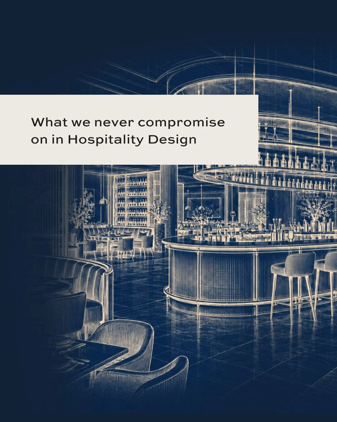 Every project is different. Our non-negotiables aren&rsquo;t.
A few things we&rsquo;ll always stand by when designing hospitality spaces.

#AnamoDesignStudio #InteriorDesigner #DesignStudio
