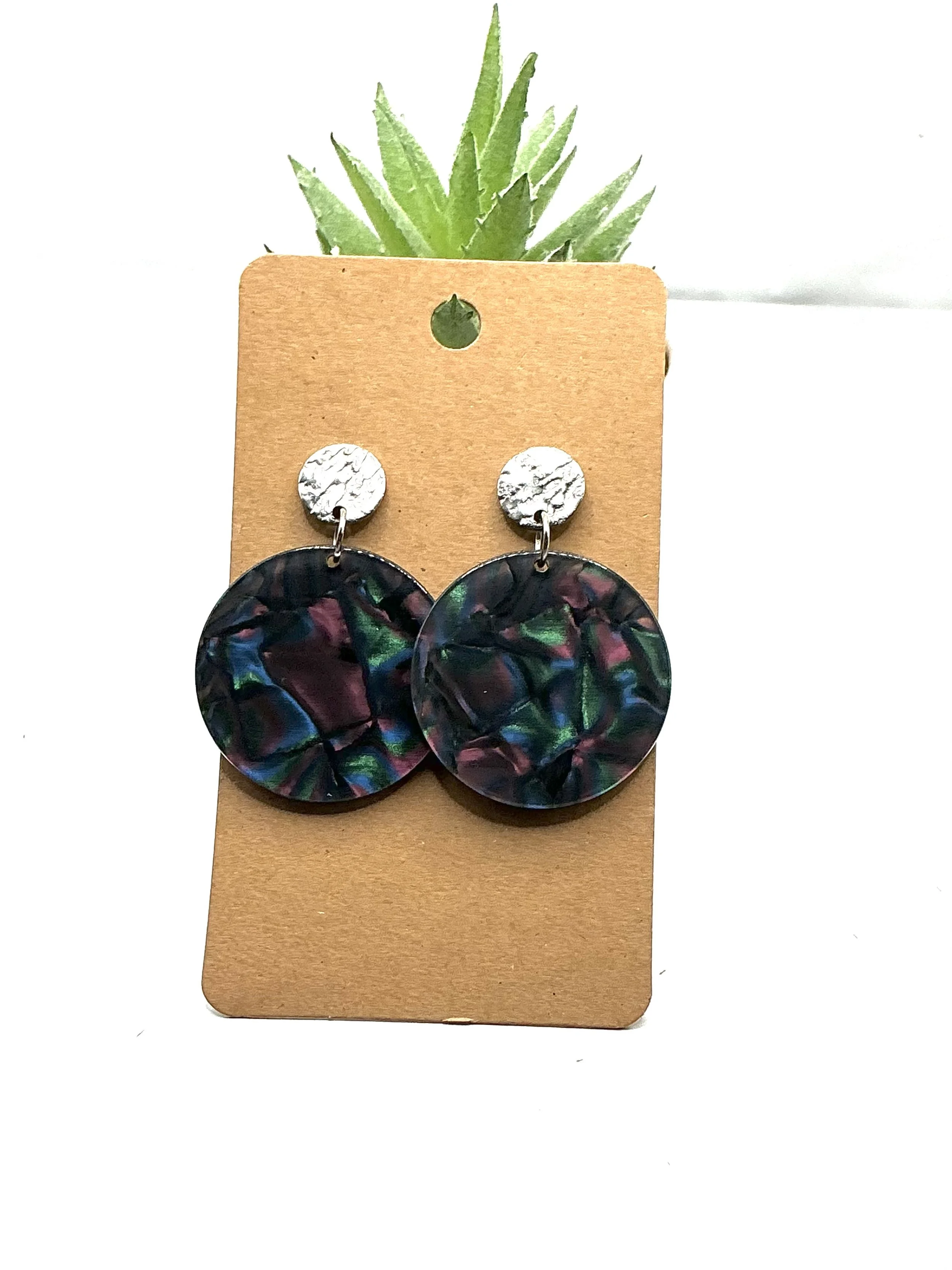 Moondance coin earrings
