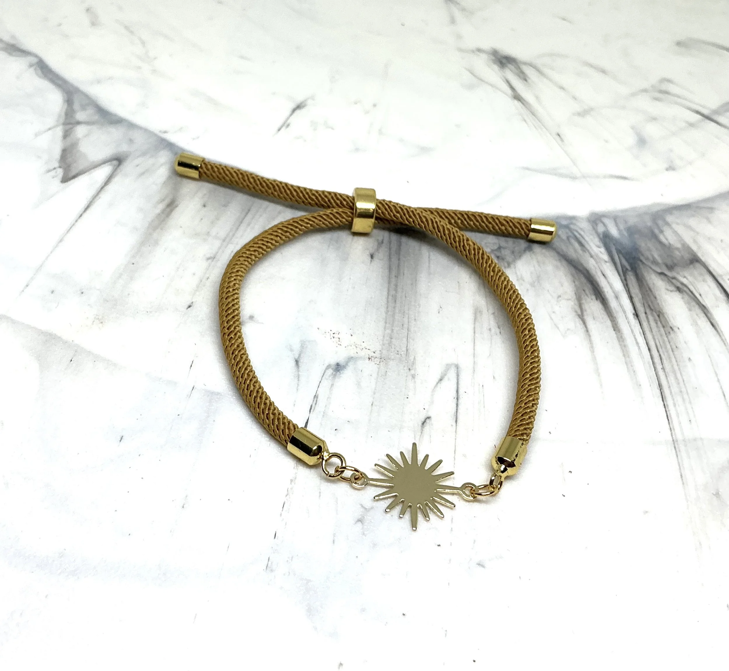 Golden sun bracelet