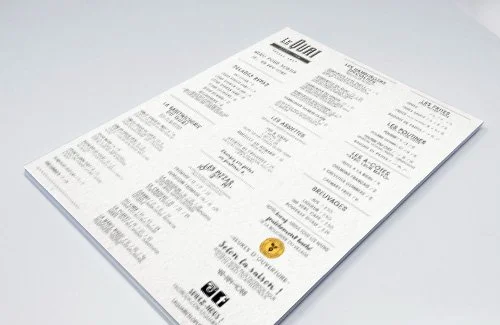 Menu — Impressions Credo