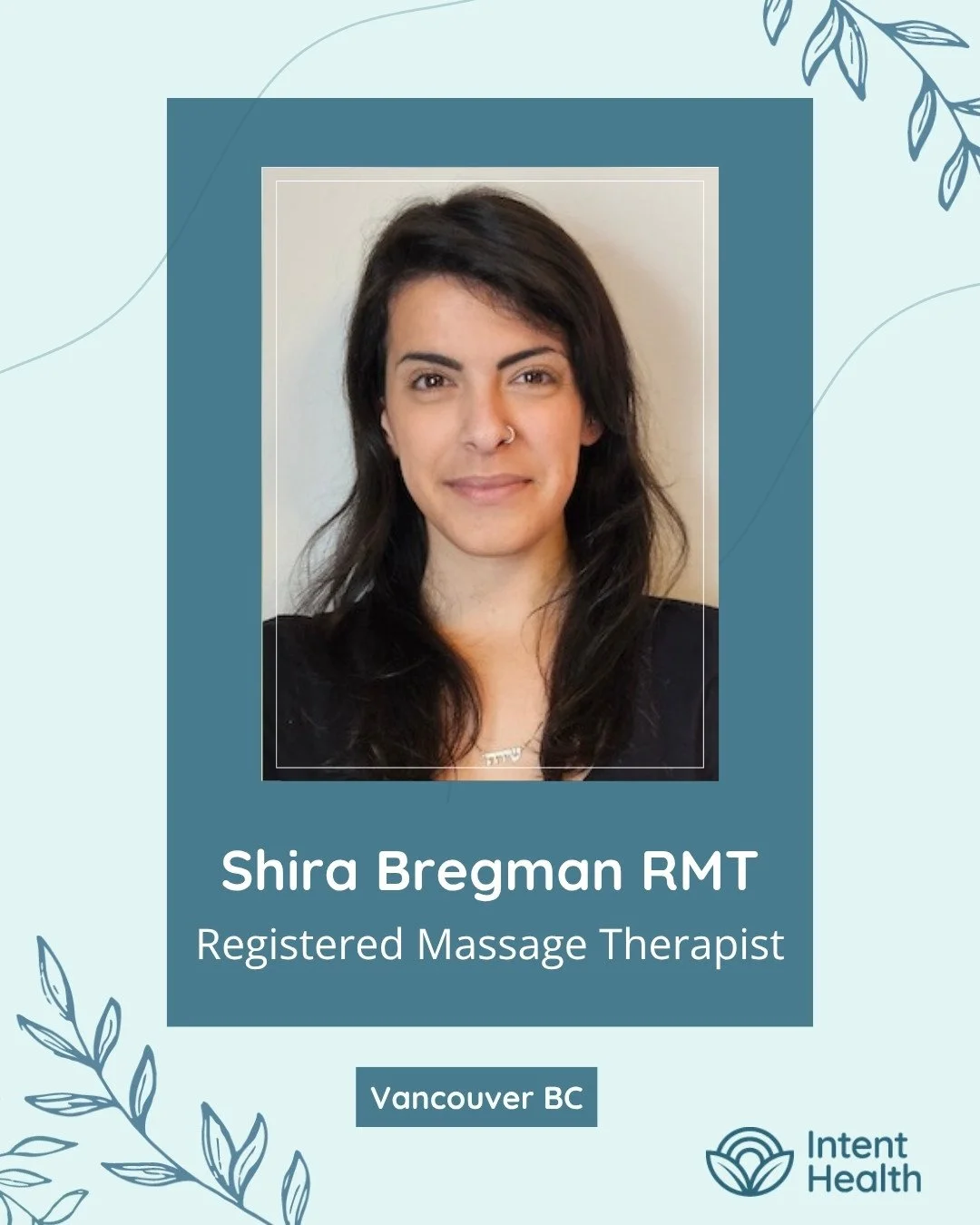 ✨ Welcoming Shira to Intent ✨⁠
⁠
We&rsquo;re so happy to introduce Shira, now offering Registered Massage Therapy at Intent on Tuesdays.⁠
⁠
Shira brings a calm, thoughtful presence to the treatment room and has built her practice on the belief that h