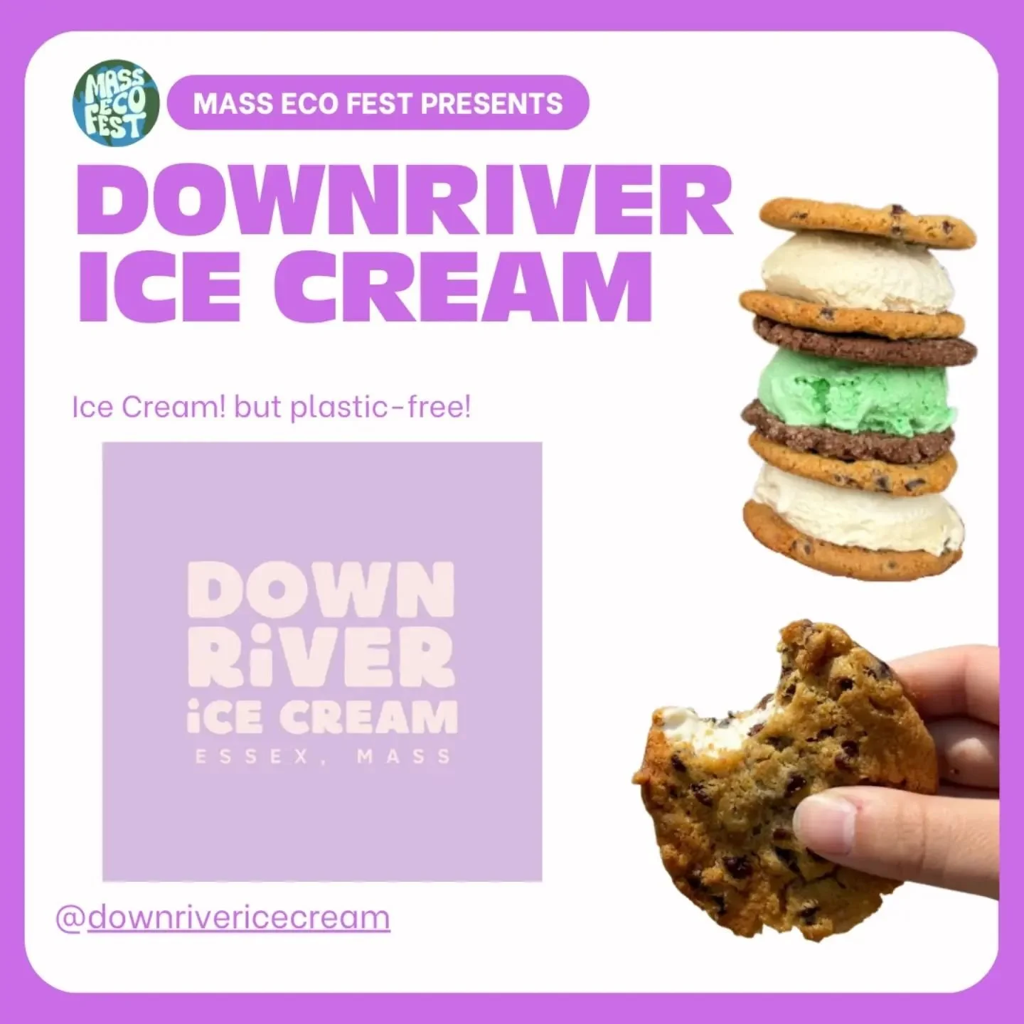 Ask me how excited I am about having @downrivericecream joining Mass Eco Fest! "The limit does not exist" 🍦
Plastic-free ice cream??? Yes and made with local ingredients too! 😋
Join this vendor and many more September 28th at Todd Far