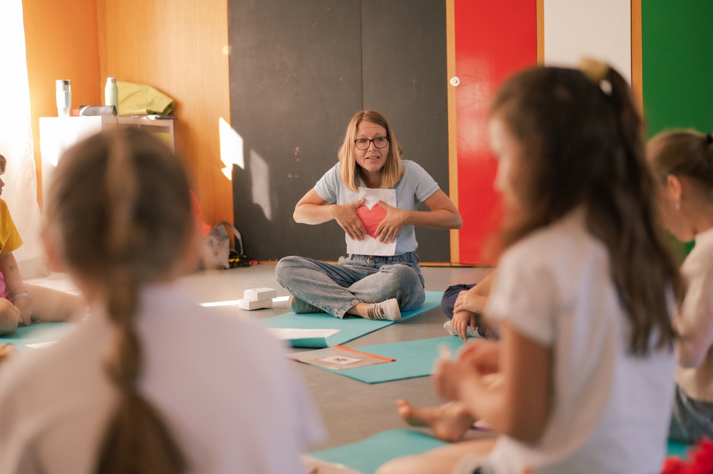Maike Schliebs leitet Selbstbehauptungskurse für Kinder in Karlsruhe