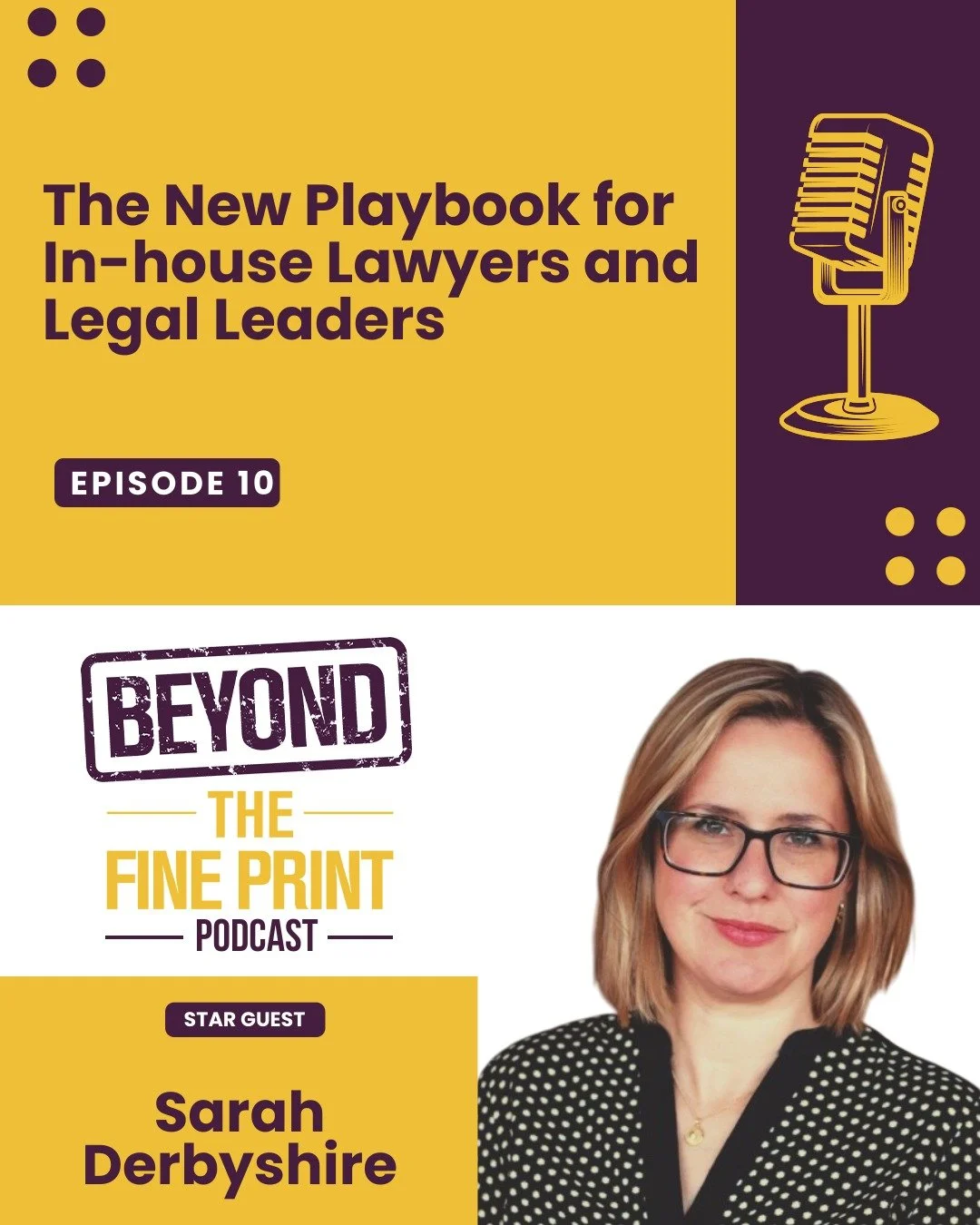 Want to know how to cut contract cycle time by 40% without burning out your legal team?

In the latest episode of Beyond The Fine Print, I&rsquo;m joined by Sarah Derbyshire, General Counsel at Baringa. Sarah has built legal functions from scratch, p