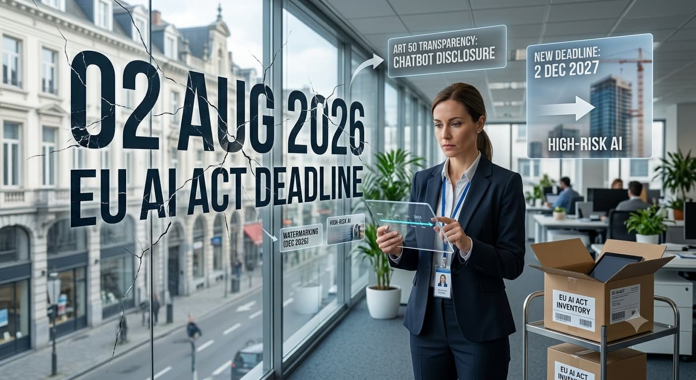 The EU AI Act on 2 August 2026: what actually applies, what moved, and what I'd do this month