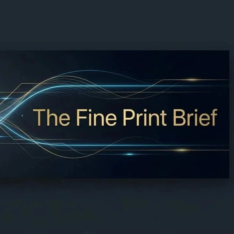 The Fine Print Brief: what actually matters this week (14 July 2026)