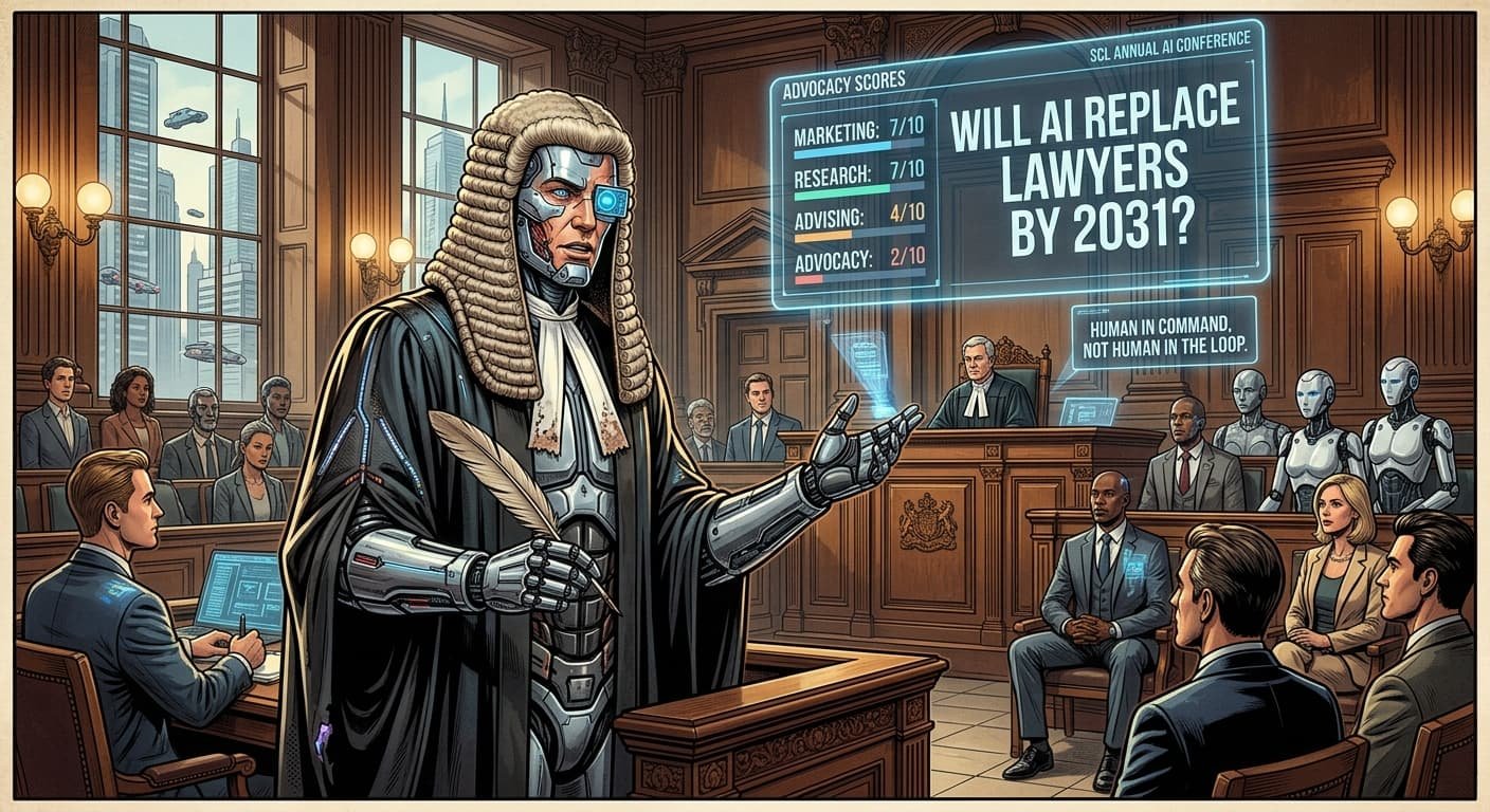 Rumpole, Robocop and a Robot Barrister: Will AI Replace Lawyers by 2031?