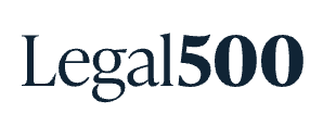 Legal 500 logo with the text 'Legal' in black and '500' in dark gray.