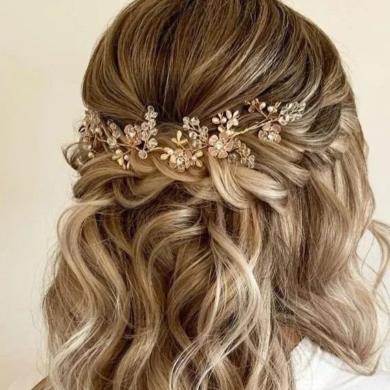 Trendy Half Up Half Down Hairstyles _ Twisted Half Up For Wavy Hair.jpg