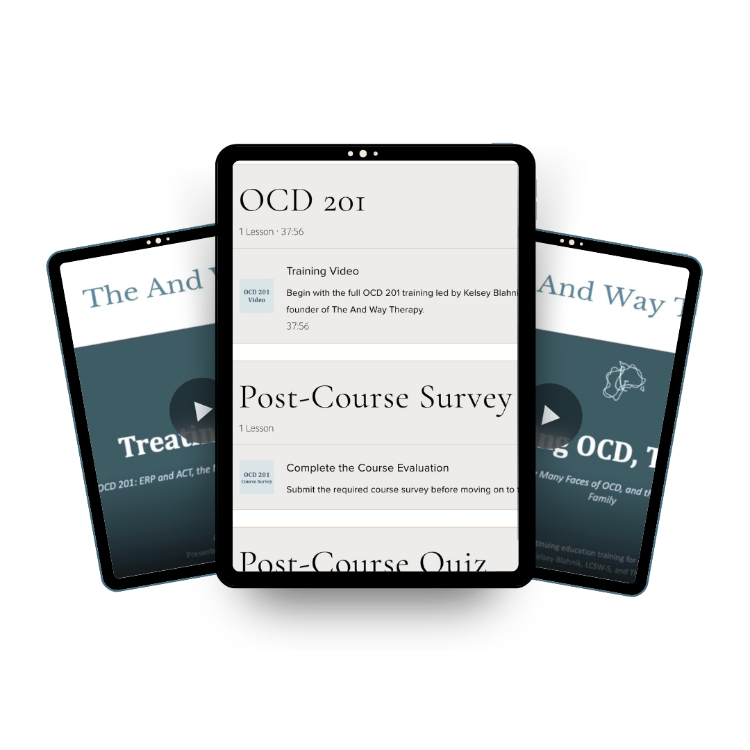 Strategies for treating different types of OCD with Kelsey Blahnik, LCSW-S founder of The And Way Therapy