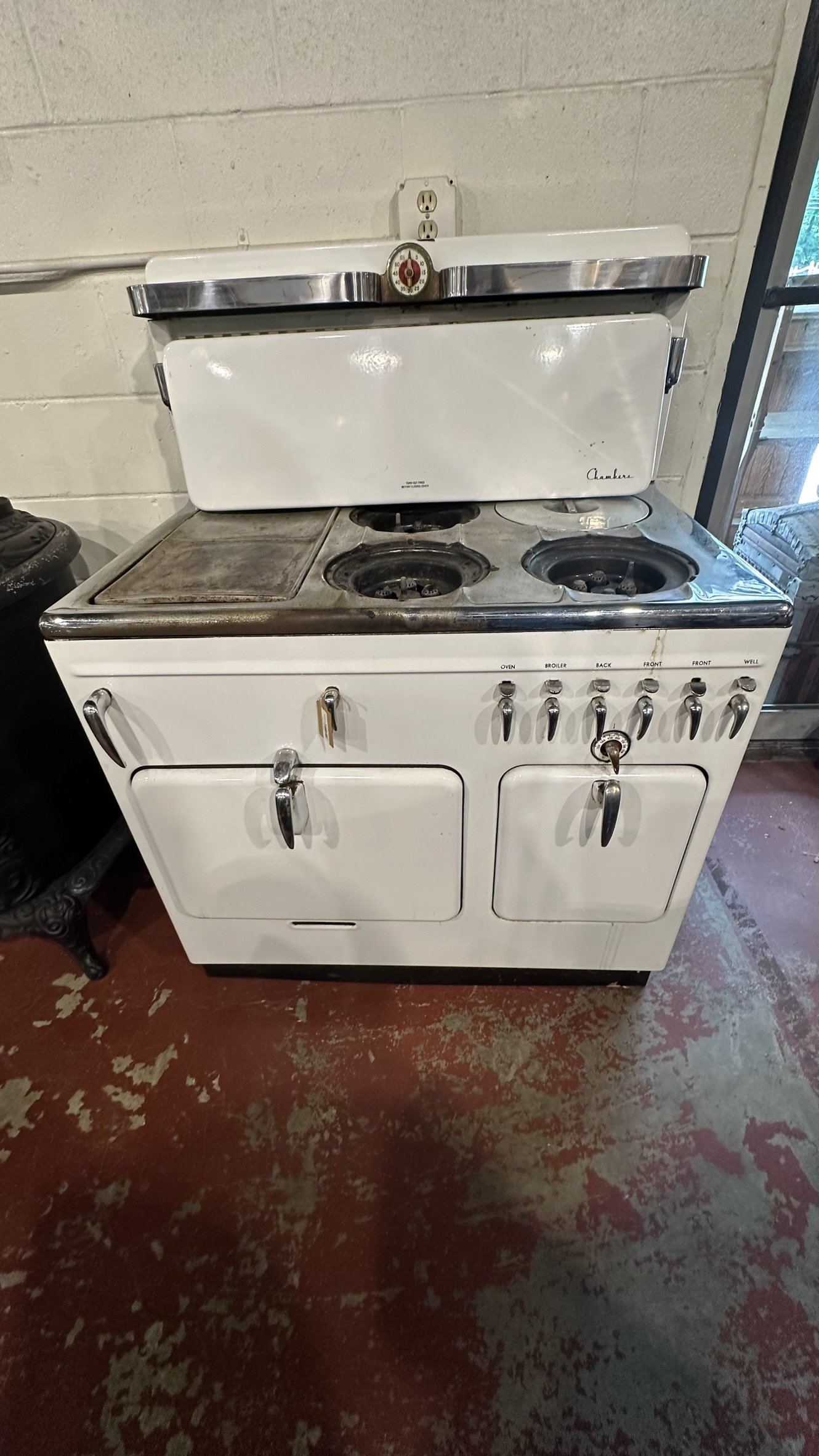 1940s Chambers Stove Model B Blackwater Station
