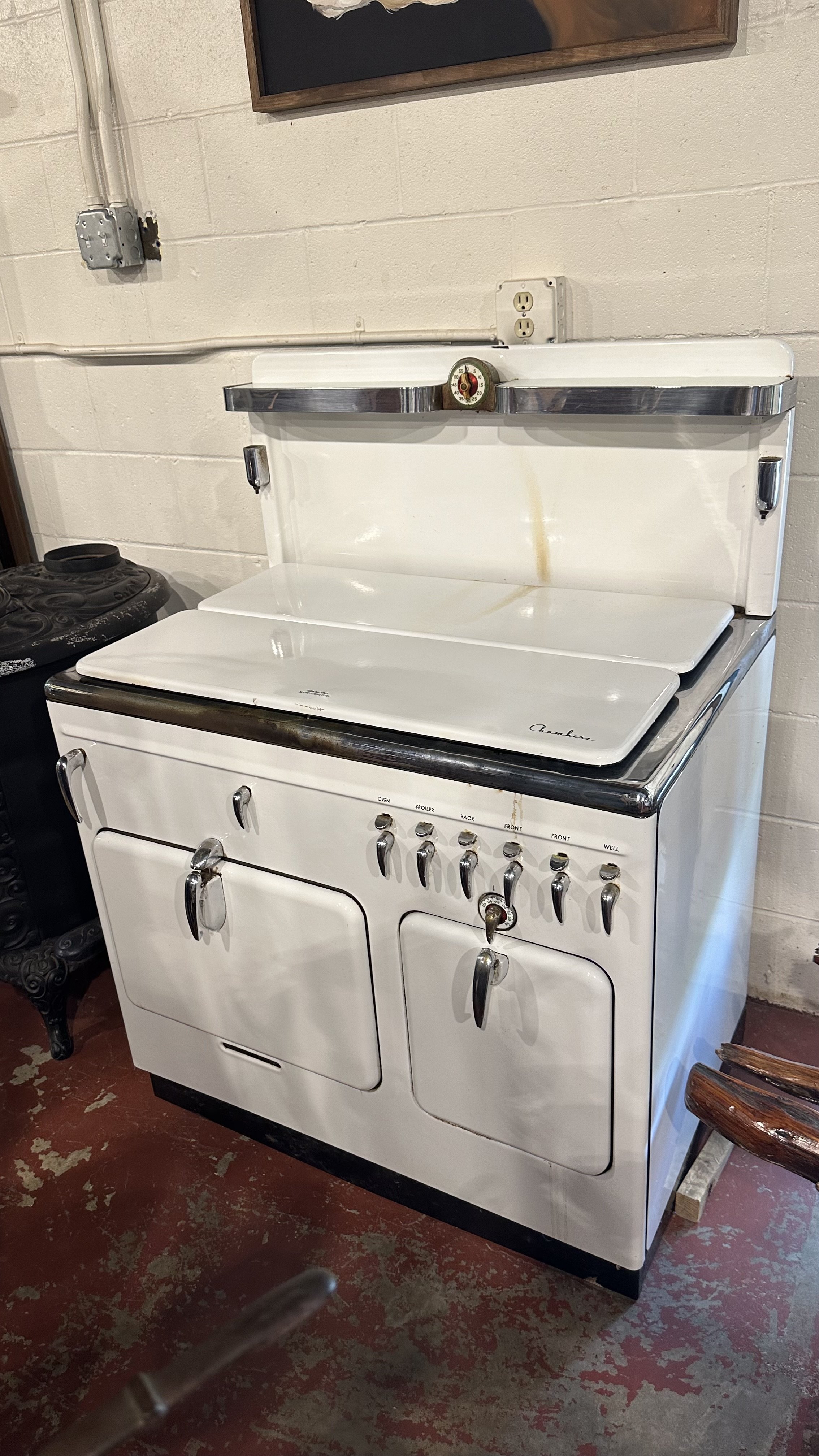 1940s Chambers Stove Model B Blackwater Station