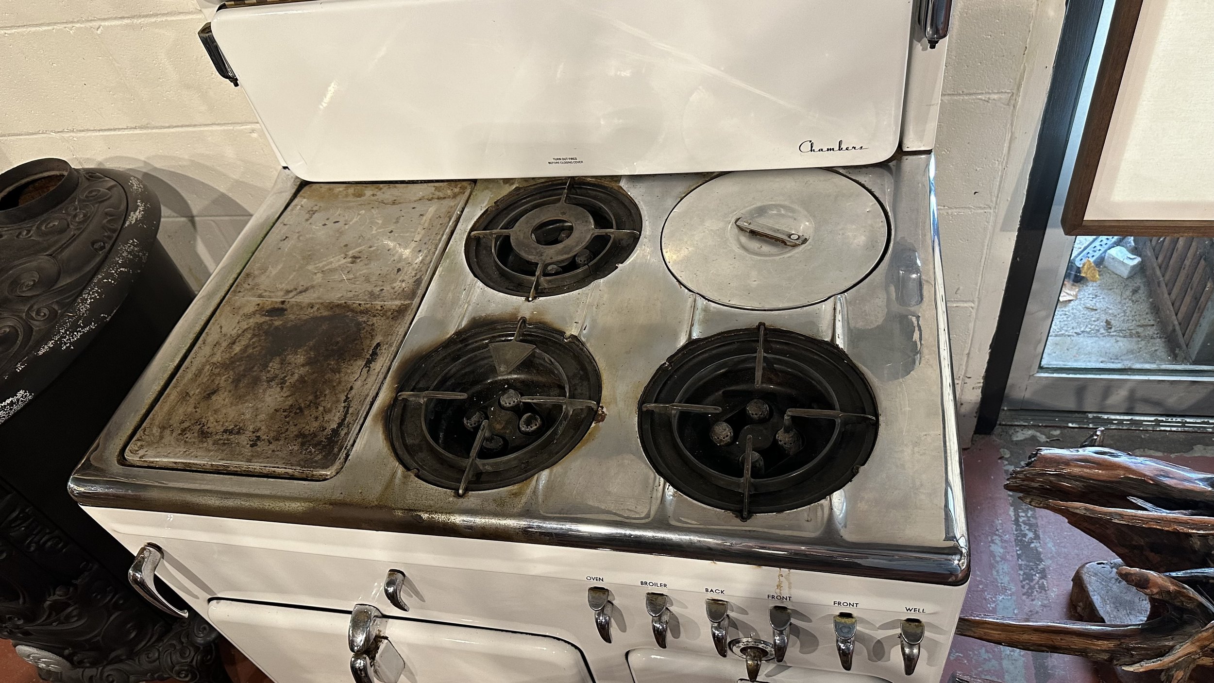 1940s Chambers Stove Model B Blackwater Station