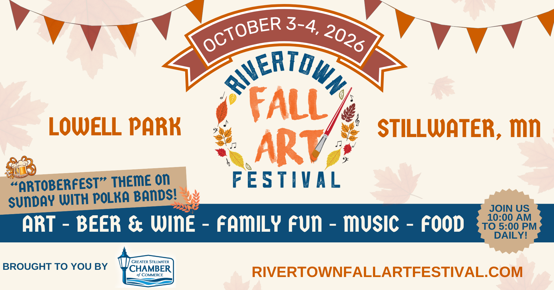 Rivertown Fall Art Festival 2026