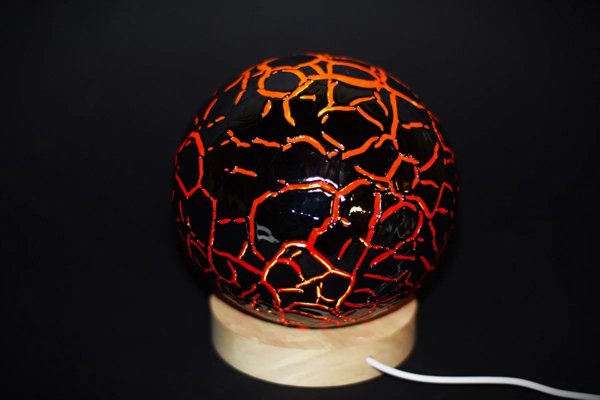 Volcanic Exoplanet Table Lamp