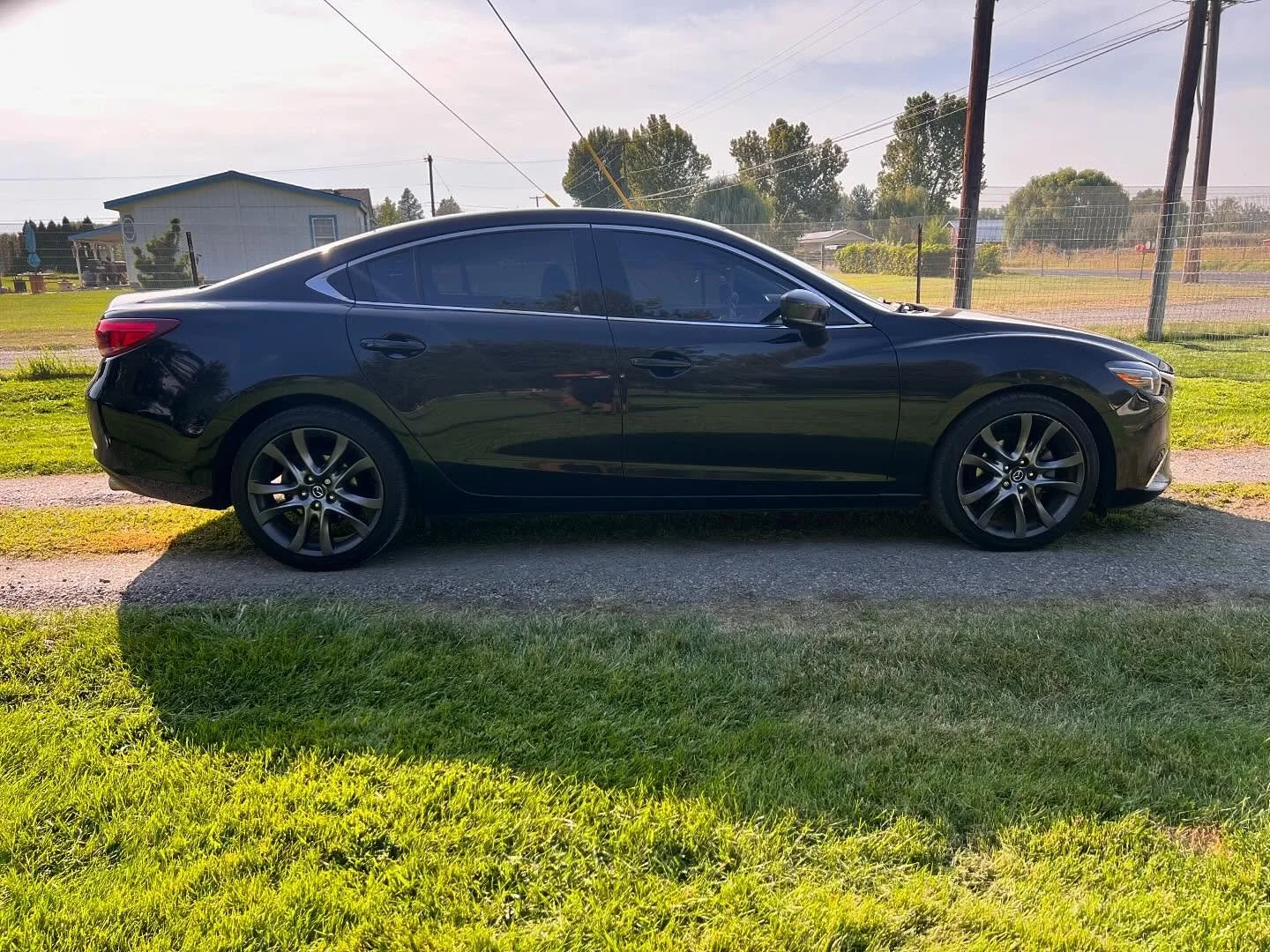 2017 Mazda 6-Another one out the door. 
This client got our MAX Premium Carbon Film in 15% all around 🏴