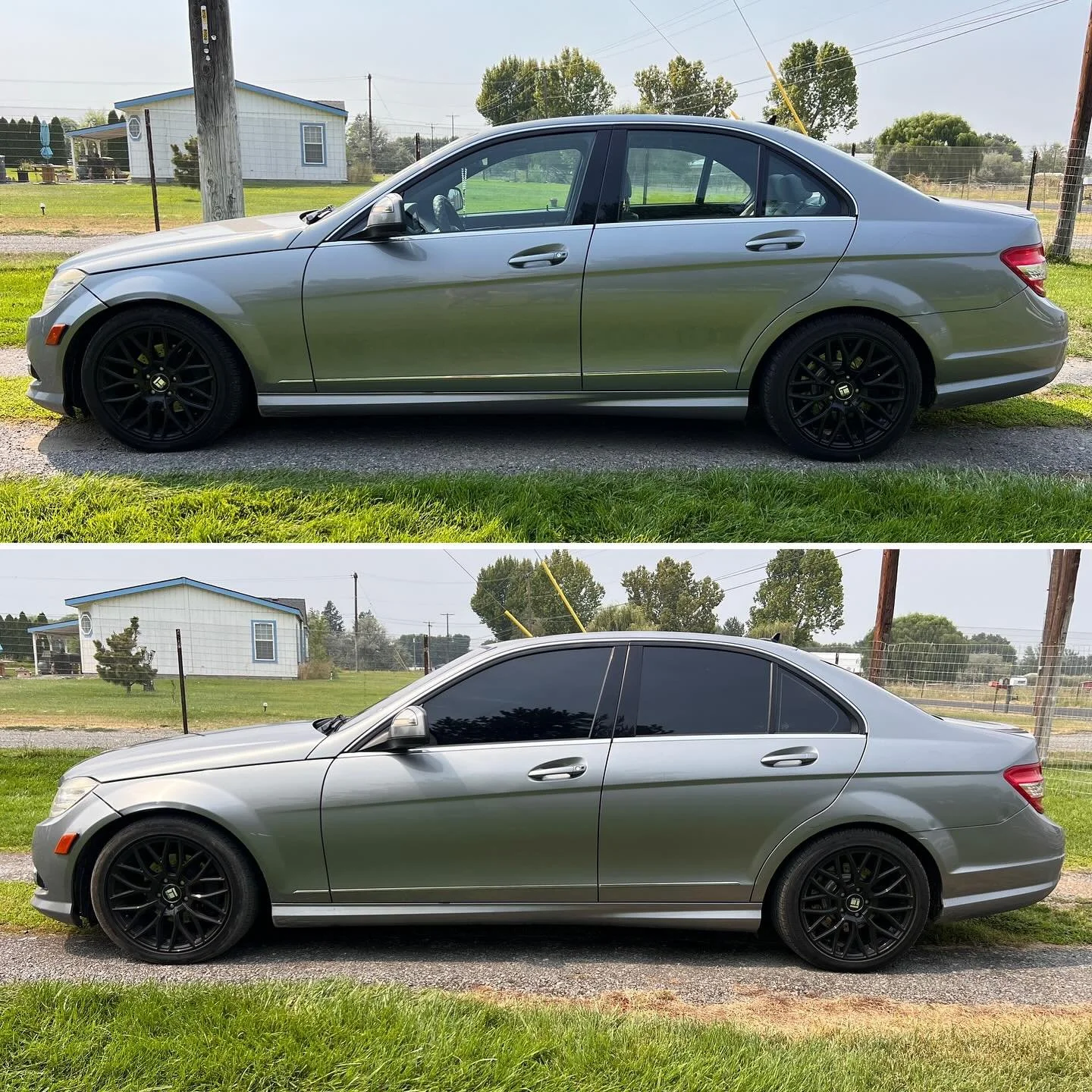 2008 Mercedes Benz C300 - 5% carbon all around and 35% ceramic windshield🏴