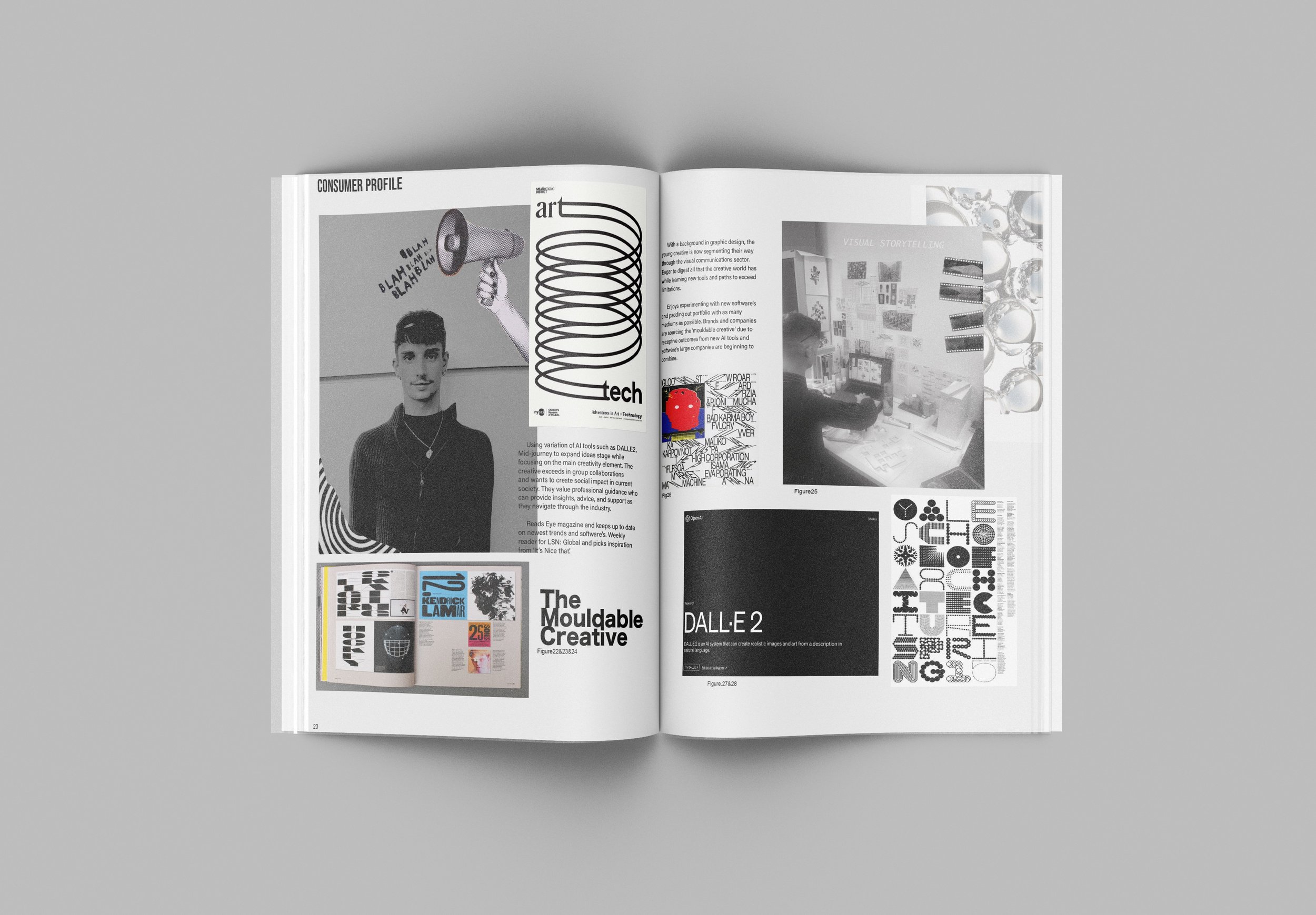 Targeting young creative designers ready to push boundaries and limits in the creative industry collaborating with AI.