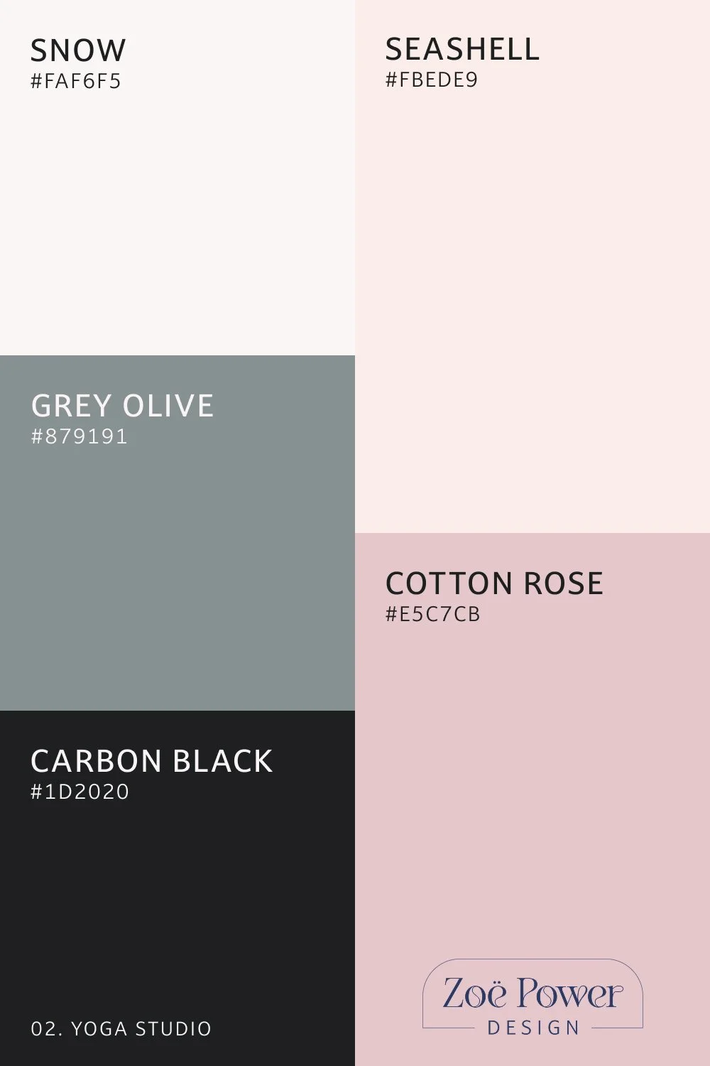 A Calm Sage and Blush Colour Palette for Your Squarespace Website